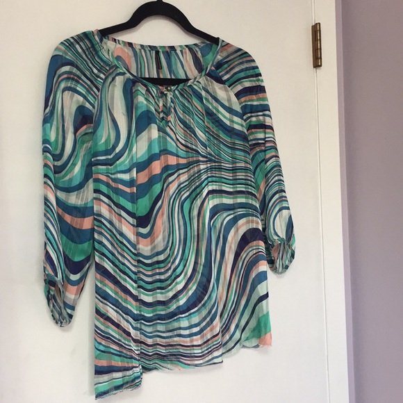 Soyaconcept Sheer Blouse 3/4 Sleeves - Picture 1 of 8